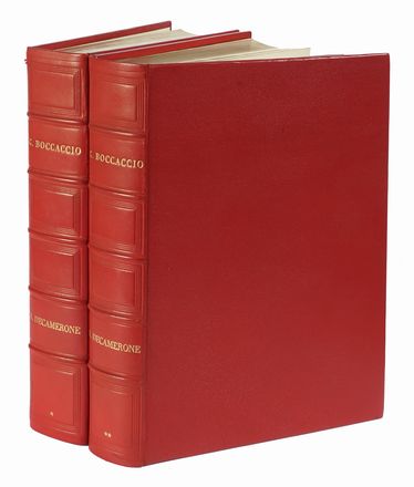  Boccaccio Giovanni : Il Decamerone a cura di Fernando Palazzi 101 tavole a colori di Gino Boccasile. Volume primo (-secondo).  Luigi (Gino) Boccasile  (Bari, 1901 - Milano, 1952)  - Asta Libri, autografi e manoscritti - Libreria Antiquaria Gonnelli - Casa d'Aste - Gonnelli Casa d'Aste