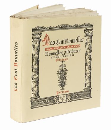 Les Cent Nouvelles nouvelles attribues au Roy Louis le Onzime. Illustrations de Malassis. Erotica, Letteratura francese, Figurato, Libro d'Artista, Letteratura, Letteratura, Collezionismo e Bibliografia, Collezionismo e Bibliografia  Edmond Malassis  (Parigi, 1874 - 1940)  - Auction Books, autographs & manuscripts - Libreria Antiquaria Gonnelli - Casa d'Aste - Gonnelli Casa d'Aste