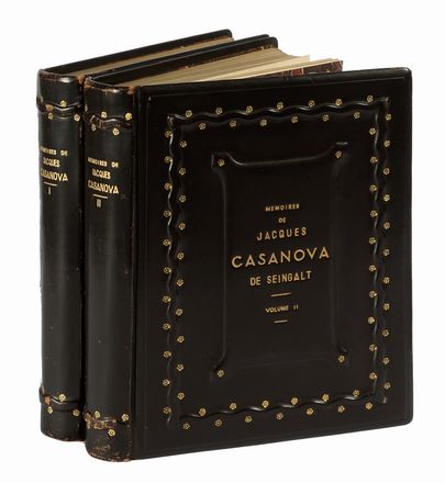  Casanova Giacomo : Mémoires. Extraits de 1734 à 1755, - 1755 à 1772 colligés par  [..]