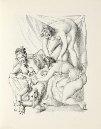  Restif de La Bretonne Nicolas Edme : Monsieur Nicolas ou le coeur humain dvoil avec des lithographies originales de Suzanne Ballivet. Tome premier (-quantrime). Erotica, Letteratura francese  Suzanne Ballivet  - Auction Books, autographs & manuscripts - Libreria Antiquaria Gonnelli - Casa d'Aste - Gonnelli Casa d'Aste