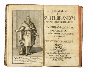  Holberg Ludvig : Iter subterraneum novam telluris theoriam... Classici, Letteratura  - Auction Books, autographs & manuscripts - Libreria Antiquaria Gonnelli - Casa d'Aste - Gonnelli Casa d'Aste