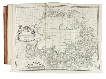  Du Halde Jean Baptiste : Description geographique historique, chronologique, politique, et physique de l'Empire de la Chine et de la Tartarie chinoise [...]. Tome premier (-quatrime).  Jean Baptiste Bourguignon (d') Anville  - Asta Libri, autografi e manoscritti - Libreria Antiquaria Gonnelli - Casa d'Aste - Gonnelli Casa d'Aste