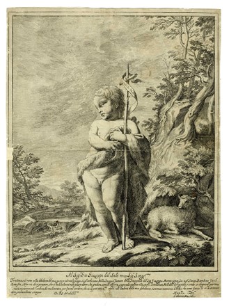  Agostino Carracci  (Bologna, 1557 - Parma, 1602) : San Gerolamo in meditazione [tiratura tarda XVIII secolo].  - Asta Arte Antica, Moderna e Contemporanea - PARTE I - Libreria Antiquaria Gonnelli - Casa d'Aste - Gonnelli Casa d'Aste