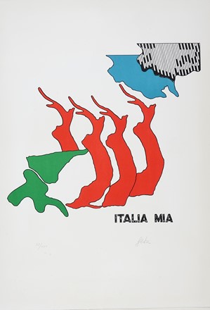  Tano Festa  (Roma, 1938 - 1988) : Lotto composto di 3 incisioni.  - Asta Arte Antica, Moderna e Contemporanea - PARTE II - Libreria Antiquaria Gonnelli - Casa d'Aste - Gonnelli Casa d'Aste