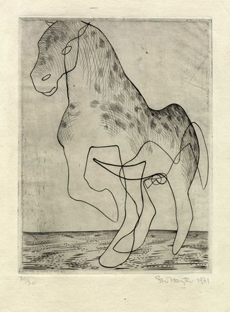  William Stanley Hayter  (Londra, 1901 - Parigi, 1988) : Big Horse.  - Auction Ancient, modern and contemporary art - Libreria Antiquaria Gonnelli - Casa d'Aste - Gonnelli Casa d'Aste