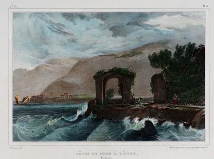  Cornelis Apostool  (Amsterdam, 1762 - 1844) : Vintimiglia.  - Asta Arte Antica, Moderna e Contemporanea - PARTE I - Libreria Antiquaria Gonnelli - Casa d'Aste - Gonnelli Casa d'Aste