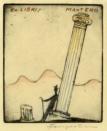  Michel Fingesten  (Buczkowitz, 1883 - Cerisano, 1943) : Lotto composto di 5 ex  [..]