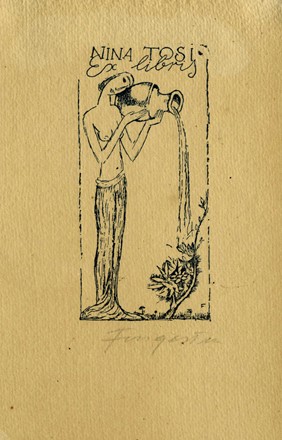  Michel Fingesten  (Buczkowitz, 1883 - Cerisano, 1943) : Lotto composto di 5 ex  [..]