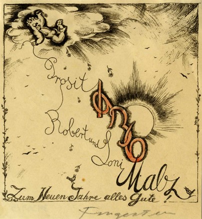  Michel Fingesten  (Buczkowitz, 1883 - Cerisano, 1943) : Lotto composto di 5 ex  [..]
