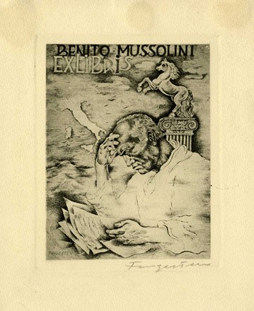  Michel Fingesten  (Buczkowitz, 1883 - Cerisano, 1943) : Lotto composto di 2 ex  [..]