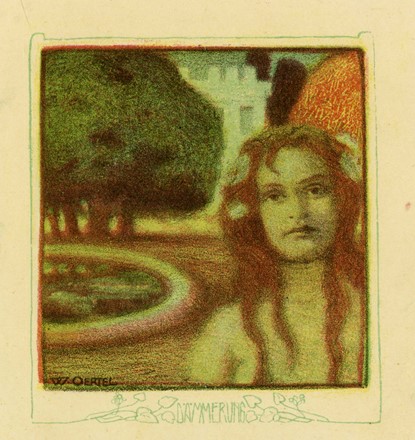  Willy Oertel  (Langendreer, 1868 - München, 1920) : Dämmerung.  - Asta Arte Antica, Moderna e Contemporanea - PARTE II - Libreria Antiquaria Gonnelli - Casa d'Aste - Gonnelli Casa d'Aste