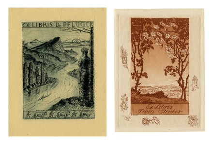  Autori vari : Corposo lotto composto di 547 ex libris.  Oscar Wilde, Pieter Van der Heyden  (Anversa, )  - Auction Ancient, modern and contemporary art - Libreria Antiquaria Gonnelli - Casa d'Aste - Gonnelli Casa d'Aste