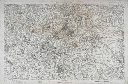  Louis Capitaine  (1803, 1749) : Carte générale de la France [en 180 feuilles] Comprenant la détermination de toutes les Communes, les Routes de Poste, les Rivières Navigables et divisée par départements, arrondissements communaux et Justice de Paix : feuille n° 5 et feuille n° 9  - Asta Arte Antica, Moderna e Contemporanea - PARTE I - Libreria Antiquaria Gonnelli - Casa d'Aste - Gonnelli Casa d'Aste