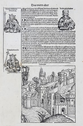  Hartmann Schedel  (Norimberga,, 1440 - 1514) : Bisancium / Bononia.  - Auction 	Ancient, modern and contemporary art - Libreria Antiquaria Gonnelli - Casa d'Aste - Gonnelli Casa d'Aste