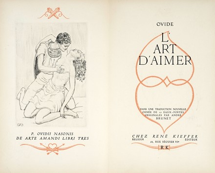 Lotto di 3 opere di letteratura erotica.  Naso Publius Ovidius, André Brunet  - Asta Libri a stampa dal XVI al XX secolo [ASTA A TEMPO - PARTE II] - Libreria Antiquaria Gonnelli - Casa d'Aste - Gonnelli Casa d'Aste
