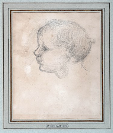  Autori vari : Lotto composto di 13 disegni francesi.  Achille Deveria  (Parigi, 1800 - 1857), Henry Gerbault  (Parigi, 1863 - Roscoff, 1930), Eugène Carrière  (Gourney-Sur-Marne, 1849 - Parigi, 1906), Sigismond Ferdinand Bach  (Stoccarda, 1859 - Compiègne, 1952)  - Asta Arte Moderna e Contemporanea [ASTA A TEMPO - PARTE II] - Libreria Antiquaria Gonnelli - Casa d'Aste - Gonnelli Casa d'Aste