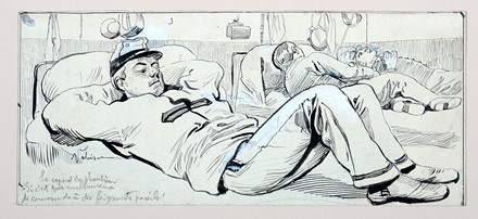  Autori vari : Lotto composto di 13 disegni francesi.  Achille Deveria  (Parigi, 1800 - 1857), Henry Gerbault  (Parigi, 1863 - Roscoff, 1930), Eugène Carrière  (Gourney-Sur-Marne, 1849 - Parigi, 1906), Sigismond Ferdinand Bach  (Stoccarda, 1859 - Compiègne, 1952)  - Asta Arte Moderna e Contemporanea [ASTA A TEMPO - PARTE II] - Libreria Antiquaria Gonnelli - Casa d'Aste - Gonnelli Casa d'Aste
