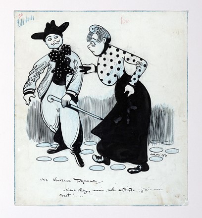  Autori vari : Lotto composto di 15 caricature francesi.  Pierre Renè Germinet, André Foy  (1886 - 1953), Eugène Cadel  (Parigi, 1862 - 1941), Maurice Boyer  (Nimes, 1874 - Parigi, 1963)  - Asta Arte Moderna e Contemporanea [ASTA A TEMPO - PARTE II] - Libreria Antiquaria Gonnelli - Casa d'Aste - Gonnelli Casa d'Aste