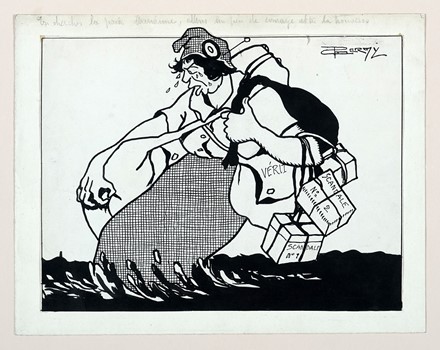  Autori vari : Lotto composto di 15 caricature francesi.  Pierre Renè Germinet, André Foy  (1886 - 1953), Eugène Cadel  (Parigi, 1862 - 1941), Maurice Boyer  (Nimes, 1874 - Parigi, 1963)  - Asta Arte Moderna e Contemporanea [ASTA A TEMPO - PARTE II] - Libreria Antiquaria Gonnelli - Casa d'Aste - Gonnelli Casa d'Aste