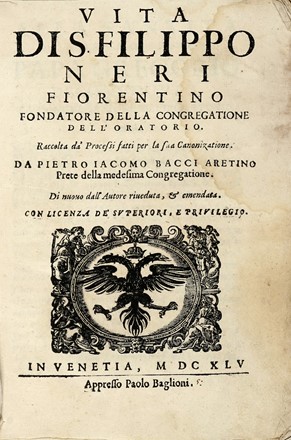 Lotto di 6 opere a tema religioso.  Joseph François Michaud, Pietro Giacomo Bacci  - Asta Libri a stampa dal XVI al XX secolo [ASTA A TEMPO - PARTE II] - Libreria Antiquaria Gonnelli - Casa d'Aste - Gonnelli Casa d'Aste