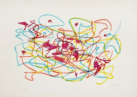  Giulio Turcato  (Mantova, 1912 - Roma, 1995) : Lotto composto di 2 incisioni.  - Asta Arte Moderna e Contemporanea [ASTA A TEMPO - PARTE II] - Libreria Antiquaria Gonnelli - Casa d'Aste - Gonnelli Casa d'Aste