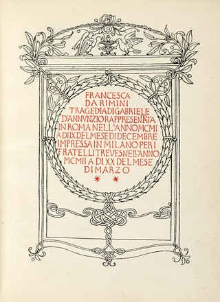  D'Annunzio Gabriele : Lotto composto di 7 opere di Gabriele D'Annunzio.  - Asta Libri a stampa dal XVI al XX secolo [ASTA A TEMPO - PARTE II] - Libreria Antiquaria Gonnelli - Casa d'Aste - Gonnelli Casa d'Aste