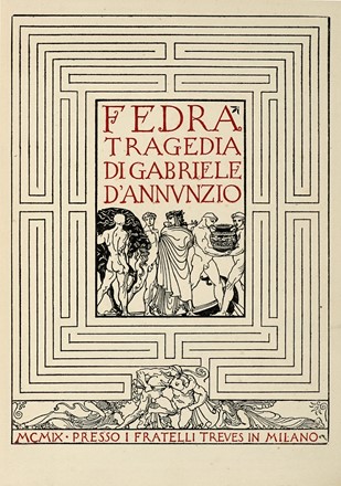  D'Annunzio Gabriele : Lotto composto di 7 opere di Gabriele D'Annunzio.  - Asta Libri a stampa dal XVI al XX secolo [ASTA A TEMPO - PARTE II] - Libreria Antiquaria Gonnelli - Casa d'Aste - Gonnelli Casa d'Aste