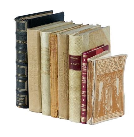  D'Annunzio Gabriele : Lotto composto di 7 opere di Gabriele D'Annunzio.  - Asta Libri a stampa dal XVI al XX secolo [ASTA A TEMPO - PARTE II] - Libreria Antiquaria Gonnelli - Casa d'Aste - Gonnelli Casa d'Aste