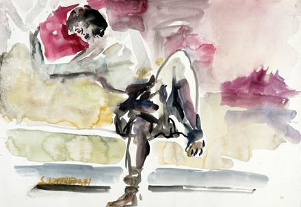  Silvio Loffredo  (Parigi, 1920 - Trebiano, 2013) : Lotto composto di 4 disegni a tema femminile.  - Asta Arte Moderna e Contemporanea [ASTA A TEMPO - PARTE II] - Libreria Antiquaria Gonnelli - Casa d'Aste - Gonnelli Casa d'Aste