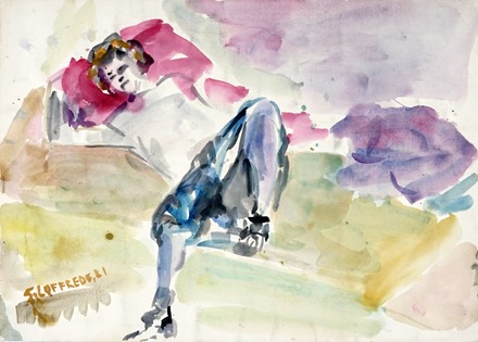  Silvio Loffredo  (Parigi, 1920 - Trebiano, 2013) : Lotto composto di 4 disegni a tema femminile.  - Asta Arte Moderna e Contemporanea [ASTA A TEMPO - PARTE II] - Libreria Antiquaria Gonnelli - Casa d'Aste - Gonnelli Casa d'Aste