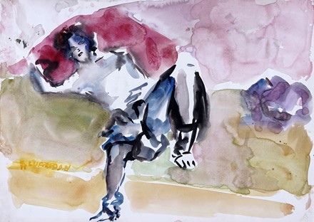  Silvio Loffredo  (Parigi, 1920 - Trebiano, 2013) : Lotto composto di 4 disegni a tema femminile.  - Asta Arte Moderna e Contemporanea [ASTA A TEMPO - PARTE II] - Libreria Antiquaria Gonnelli - Casa d'Aste - Gonnelli Casa d'Aste