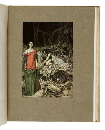  Wagner Richard : Siegfried & the twilight of the Gods [...] with illustrations by Arthur Rackham. Translated by Maragare Armour.  Arthur Rackham  - Auction Autographs and manuscripts, Futurism, Modern editions and Art books [I PART] - Libreria Antiquaria Gonnelli - Casa d'Aste - Gonnelli Casa d'Aste