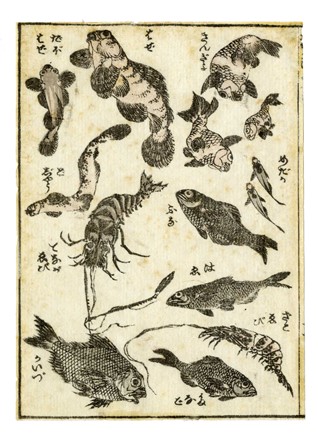  Katsushika Hokusai  (Edo, 1760 - 1849) [da] : Cinque tavole da (Katsushika Iitsu iboku) Hokusai manga shohen-jgohen.  - Asta Arte antica, Orientalia e Cartografia [ASTA A TEMPO - PARTE I] - Libreria Antiquaria Gonnelli - Casa d'Aste - Gonnelli Casa d'Aste