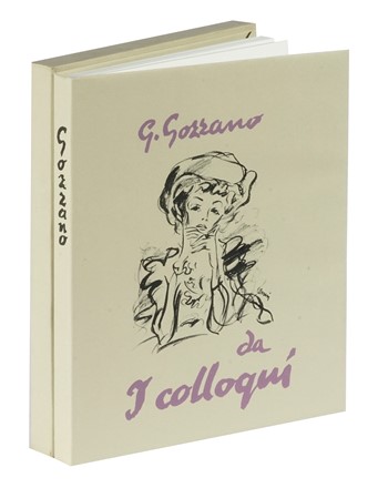  Gozzano Guido : Liriche scelte da I colloqui.  Renato Cenni  - Asta Autografi e manoscritti, Futurismo, libri del Novecento e libri d'artista [Parte I] - Libreria Antiquaria Gonnelli - Casa d'Aste - Gonnelli Casa d'Aste