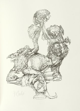 Della Porta Giovan Battista : Della fisionomia dell'uomo [...]. Un compendio con 5 litografie e un commento di Fabrizio Clerici.  Fabrizio Clerici  (Milano, 1913 - Roma, 1993)  - Asta Autografi e manoscritti, Futurismo, libri del Novecento e libri d'artista [Parte I] - Libreria Antiquaria Gonnelli - Casa d'Aste - Gonnelli Casa d'Aste
