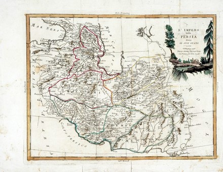  Antonio Zatta  (Venezia, 1757 - 1797) : Le Indie Orientali e il loro Arcipelago / L'Impero della Persia diviso ne suoi stati.  - Auction Ancient Art, Orientalia and Maps [TIMED AUCTION - FIRST PART] - Libreria Antiquaria Gonnelli - Casa d'Aste - Gonnelli Casa d'Aste