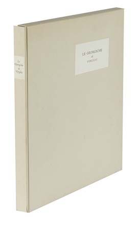  Vergilius Maro Publius : Le Georgiche.  Giacomo [pseud. di Manzoni Giacomo] Manz  (Bergamo, 1908 - Roma, 1991)  - Asta Autografi e manoscritti, Futurismo, libri del Novecento e libri d'artista [Parte I] - Libreria Antiquaria Gonnelli - Casa d'Aste - Gonnelli Casa d'Aste