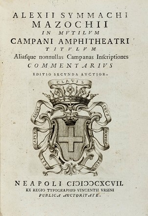 Lotto composto di 5 opere di storia del XVIII secolo.  Simmaco Alessio Mazzocchi, Filippo Casoni, Camillo Contarini  - Asta Libri a stampa dal XVI al XX secolo [ASTA A TEMPO - PARTE II] - Libreria Antiquaria Gonnelli - Casa d'Aste - Gonnelli Casa d'Aste