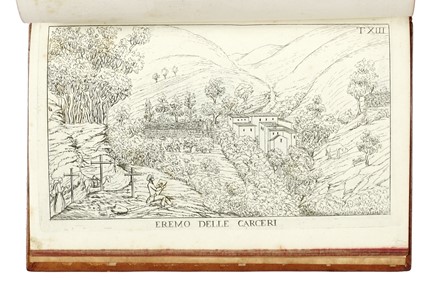  Bruschelli Domenico : Asisi città serafica e santuarj che la decorano ad istruzione e guida dei forestieri che vi concorrono.  - Asta Libri a stampa dal XV al XIX secolo [Parte II] - Libreria Antiquaria Gonnelli - Casa d'Aste - Gonnelli Casa d'Aste