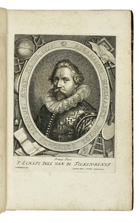 Bloemaert Abraham : Eerste beginselen der teken-kunst, vervattende in haar veelerlei oogen, neusen, monden, ooren, als meede natuurlyke beweegingen van hoofden, troniën, handen, voeten, armen, beenen, enz. Arte  - Auction Books from XV to XIX Century [II Part] - Libreria Antiquaria Gonnelli - Casa d'Aste - Gonnelli Casa d'Aste