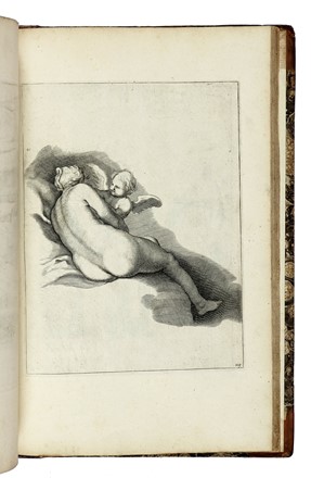  Bloemaert Abraham : Eerste beginselen der teken-kunst, vervattende in haar veelerlei oogen, neusen, monden, ooren, als meede natuurlyke beweegingen van hoofden, troniën, handen, voeten, armen, beenen, enz. Arte  - Auction Books from XV to XIX Century [II Part] - Libreria Antiquaria Gonnelli - Casa d'Aste - Gonnelli Casa d'Aste