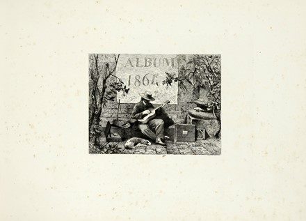  Fontanesi Antonio : La società promotrice delle belle arti in Torino. Album... Incisione  Ferdinando Di Breme Di Sartirana  (Milano, 1807 - Firenze, 1869), Alberto Maso Gilli  (Chieri, 1840 - Calvi, 1894), Agostino Lauro  (Torino, 1806 - 1878)  - Auction Books from XV to XIX Century [II Part] - Libreria Antiquaria Gonnelli - Casa d'Aste - Gonnelli Casa d'Aste