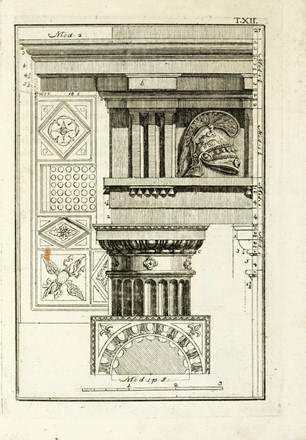  Barozzi (detto il Vignola) Giacomo : Regole de' cinque ordini d'architettura. Architettura  Giulio Cesare Bianchi  - Auction Books from XV to XIX Century [II Part] - Libreria Antiquaria Gonnelli - Casa d'Aste - Gonnelli Casa d'Aste