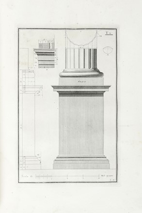  Barozzi (detto il Vignola) Giacomo : Gli ordini di architettura [...] pubblicati da Carlo Amati.  Carlo Amati  - Asta Libri a stampa dal XV al XIX secolo [Parte II] - Libreria Antiquaria Gonnelli - Casa d'Aste - Gonnelli Casa d'Aste