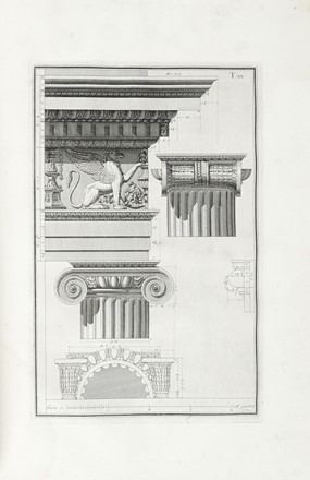  Barozzi (detto il Vignola) Giacomo : Gli ordini di architettura [...] pubblicati da Carlo Amati.  Carlo Amati  - Asta Libri a stampa dal XV al XIX secolo [Parte II] - Libreria Antiquaria Gonnelli - Casa d'Aste - Gonnelli Casa d'Aste