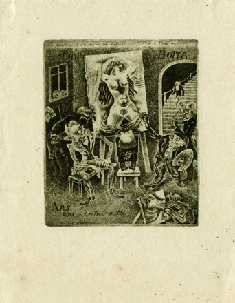  Michel Fingesten  (Buczkowitz, 1883 - Cerisano, 1943) : Lotto composto di 3 ex libris.  - Auction Modern and Contemporary Art [II Part ] - Libreria Antiquaria Gonnelli - Casa d'Aste - Gonnelli Casa d'Aste