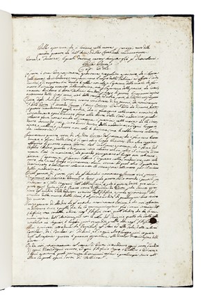 Delle aperture che si cavano nelle mura per passaggio tanto delle persone quanto, che dell?aria, e della luce dette comunemente porte e finestre; le quali devon restar sempre tra gli intercolonni. Architettura  - Auction Autographs and manuscripts, Futurism, Modern editions and Art books [I PART] - Libreria Antiquaria Gonnelli - Casa d'Aste - Gonnelli Casa d'Aste