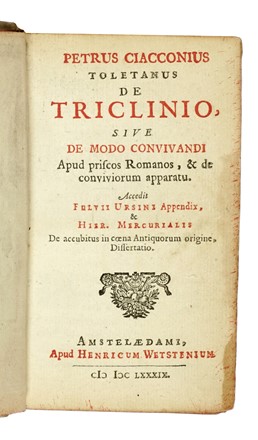  Gallonio Antonio : De ss. martyrum cruciatibus liber.  Pedro Chacon  - Asta Libri a stampa dal XV al XIX secolo [Parte II] - Libreria Antiquaria Gonnelli - Casa d'Aste - Gonnelli Casa d'Aste