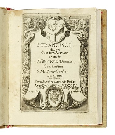  Villamena Francesco : S. Francisci historia cum iconibus in aere excusis. Figurato  - Auction Books from XV to XIX Century [II Part] - Libreria Antiquaria Gonnelli - Casa d'Aste - Gonnelli Casa d'Aste