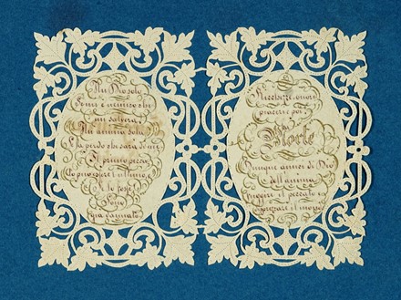 Santini ottocenteschi in carta operati a mano. Religione  - Auction Books from XV to XIX Century [II Part] - Libreria Antiquaria Gonnelli - Casa d'Aste - Gonnelli Casa d'Aste